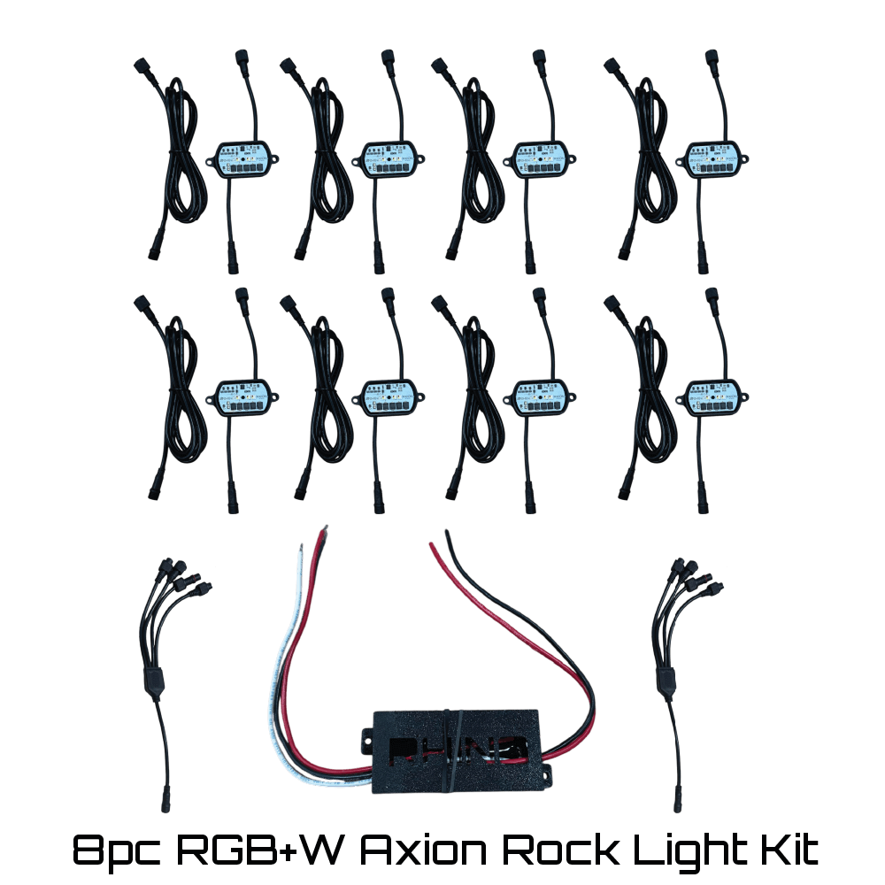 8pc Axion RGBW Rock Light Kit
